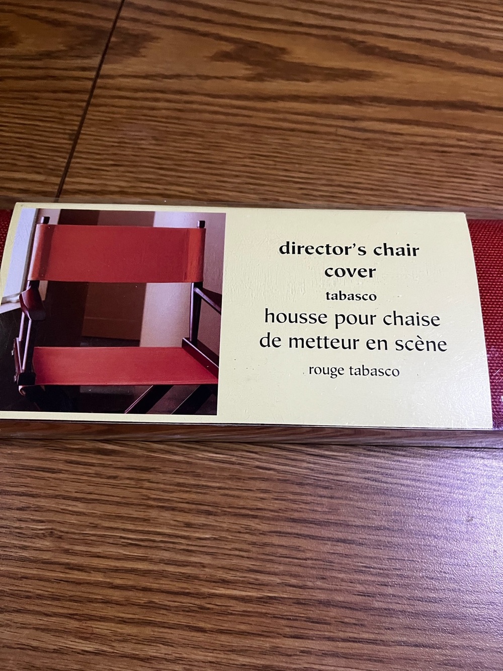 Tabasco Director's Chair Cover in Tabasco Red